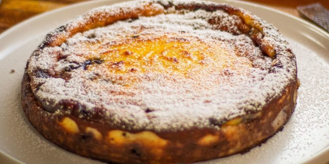 Cheesecake στο φούρνο με ρικότα και μύρτιλλα - BORO από την ΑΝΝΑ ΔΡΟΥΖΑ